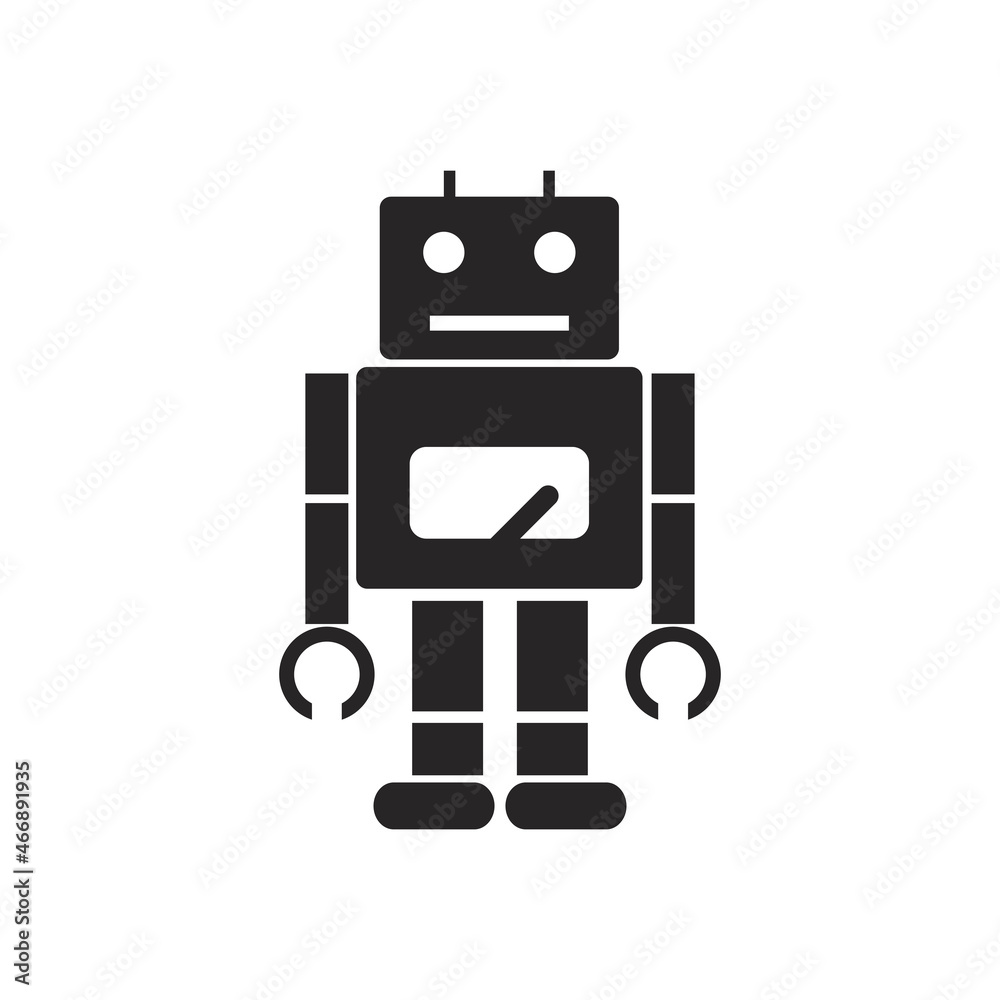 Robot icon vector illustration design Robot icon vector illustration design