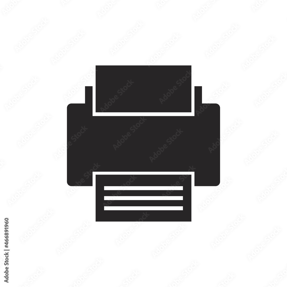 Printer icon vector illustration design