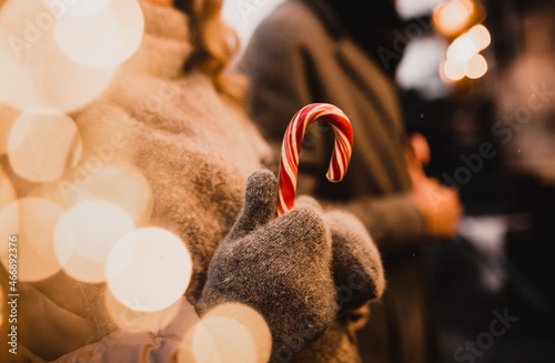 New Year's candy. Mulled wine. Mittens. Christmas.