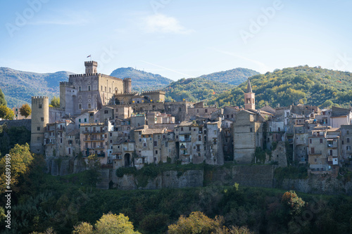 Scenic view of Bogro San Gregorio da Sassola in Lazio, Italy photo