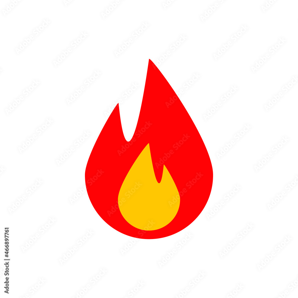 Fire icon symbol. Flame logo sign. Vector illustration image. Fire icon symbol. Flame logo sign. Vector illustration image.