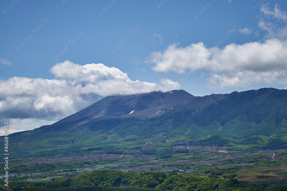 群馬県 嬬恋パノラマライン 愛妻の丘からの浅間山
群馬県 嬬恋パノラマライン 愛妻の丘からの浅間山
