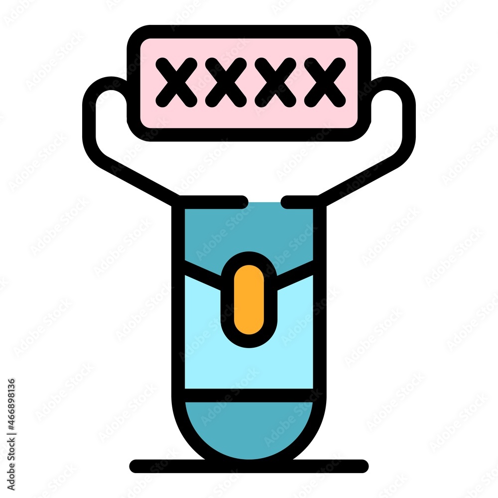 Self care razor icon. Outline self care razor vector icon color flat isolated Self care razor icon. Outline self care razor vector icon color flat isolated