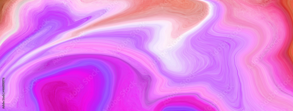 Pink abstract liquid marble texture, fluid art. Very nice abstract colorful design swirl background Video. 3D Rendering, 4K.	