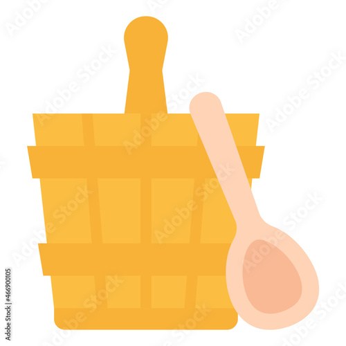 sauna flat icon