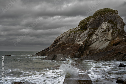 Dramatic Seascape, view from Combe Martin Beach in Devon, United Kingdom