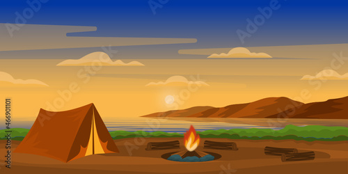Campfire Background 