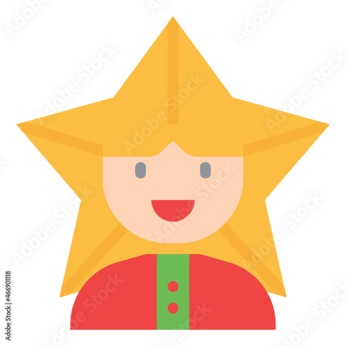 star flat icon