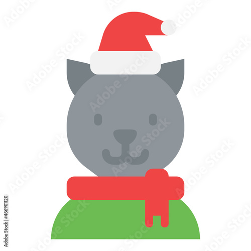 cat flat icon