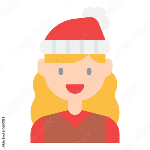 woman flat icon