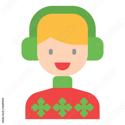 boy flat icon
