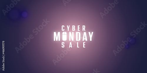 Cyber-Monday Sale purple Illustration