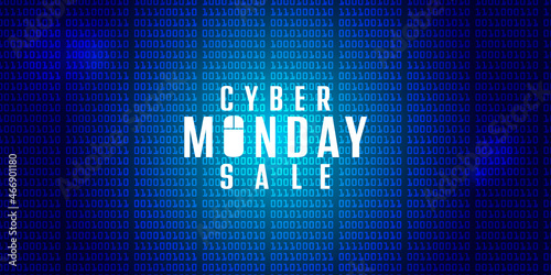 Cyber-Monday Sale Illustration