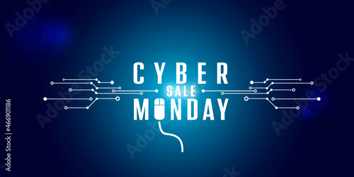 Cyber Monday sale Illustration