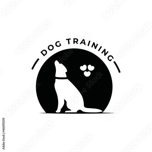 Animal Pet Dog training logo design
