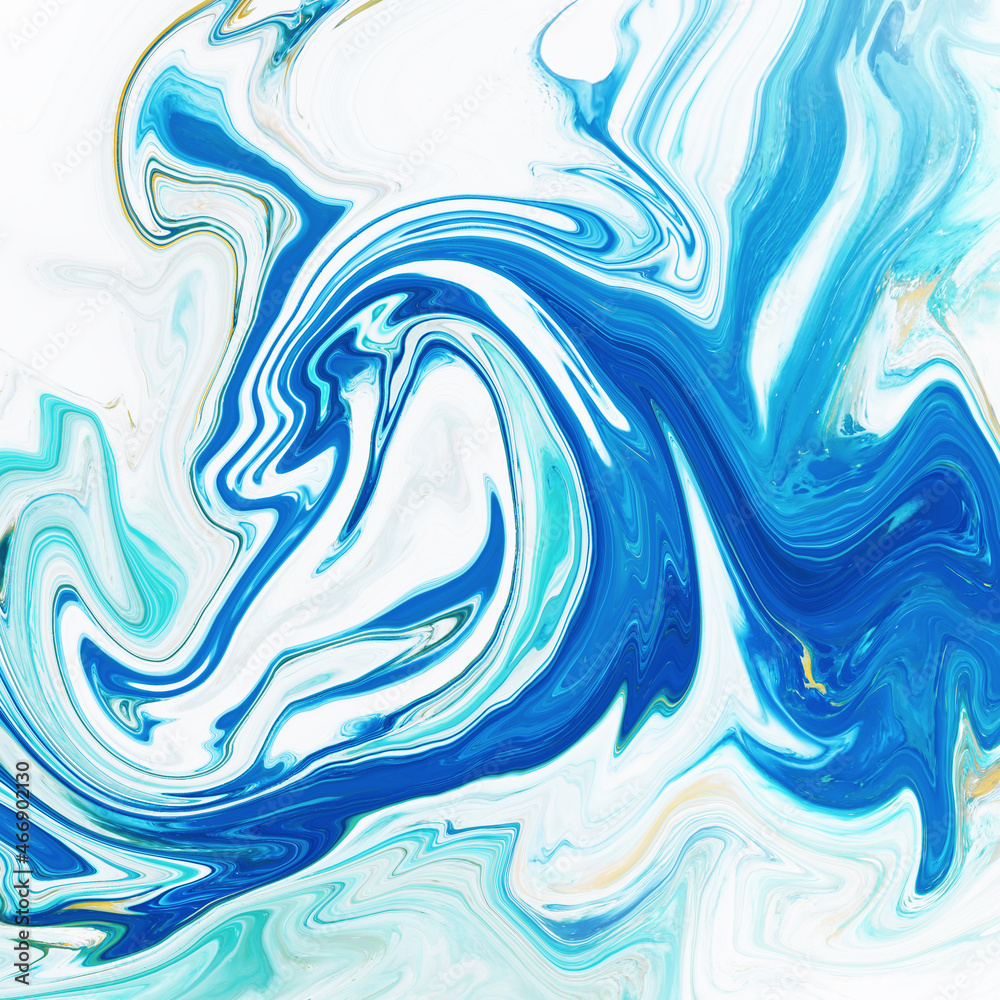 High Resolution Blue Colorful fluid painting with marbling texture, 3D Rendering. High Resolution Blue Colorful fluid painting with marbling texture, 3D Rendering.