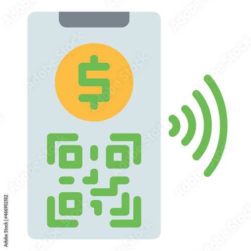 qr code flat icon