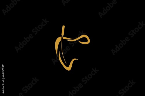 Dental clinic logo design. Dental care sign symbol.