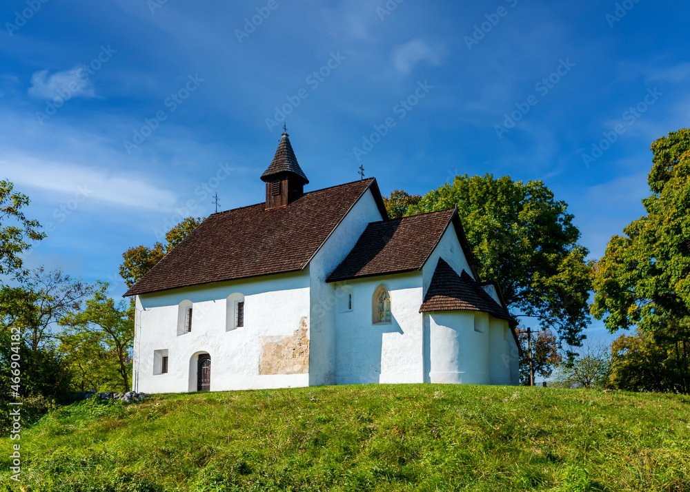 The parish church of Saint Andrew in Tornaszentandrás Hungary. This ia an ancient churc from Arpad ages. A part of Gothic way. Splendid monument in Borsod county