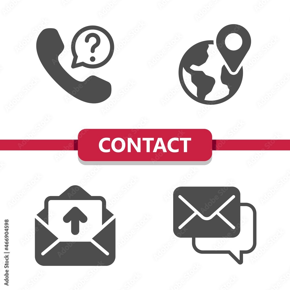 Contact Us - Contact Icons Contact Us - Contact Icons