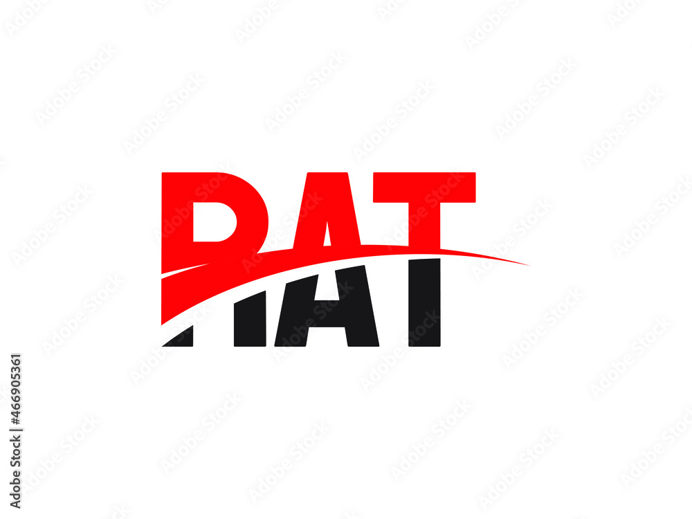 RAT Letter Initial Logo Design Vector Illustration RAT Letter Initial Logo Design Vector Illustration