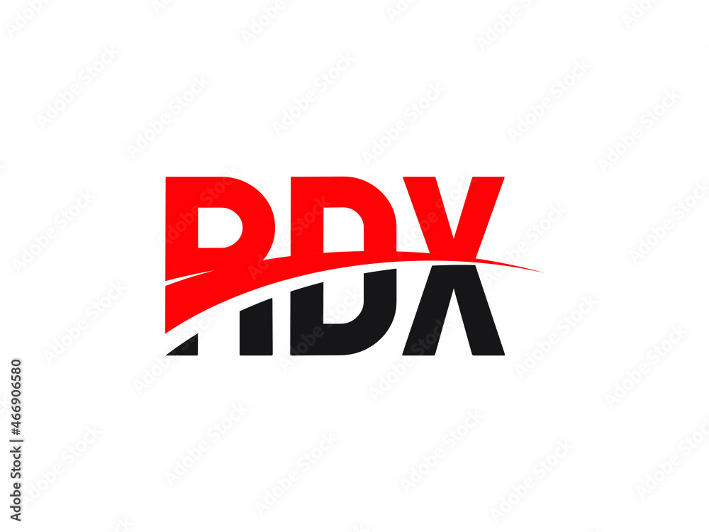 RDX Letter Initial Logo Design Vector Illustration RDX Letter Initial Logo Design Vector Illustration