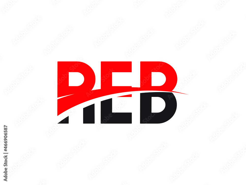 REB Letter Initial Logo Design Vector Illustration REB Letter Initial Logo Design Vector Illustration