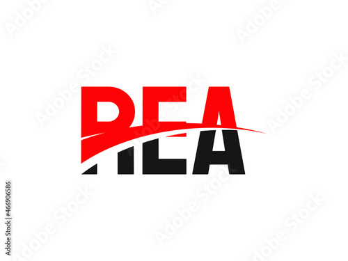 REA Letter Initial Logo Design Vector Illustration