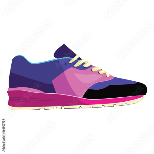 man sport shoes icon vector illustration design