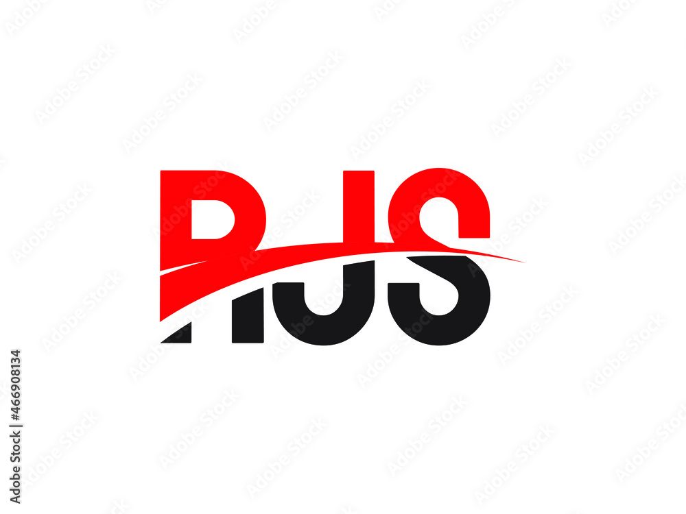 RJS Letter Initial Logo Design Vector Illustration RJS Letter Initial Logo Design Vector Illustration