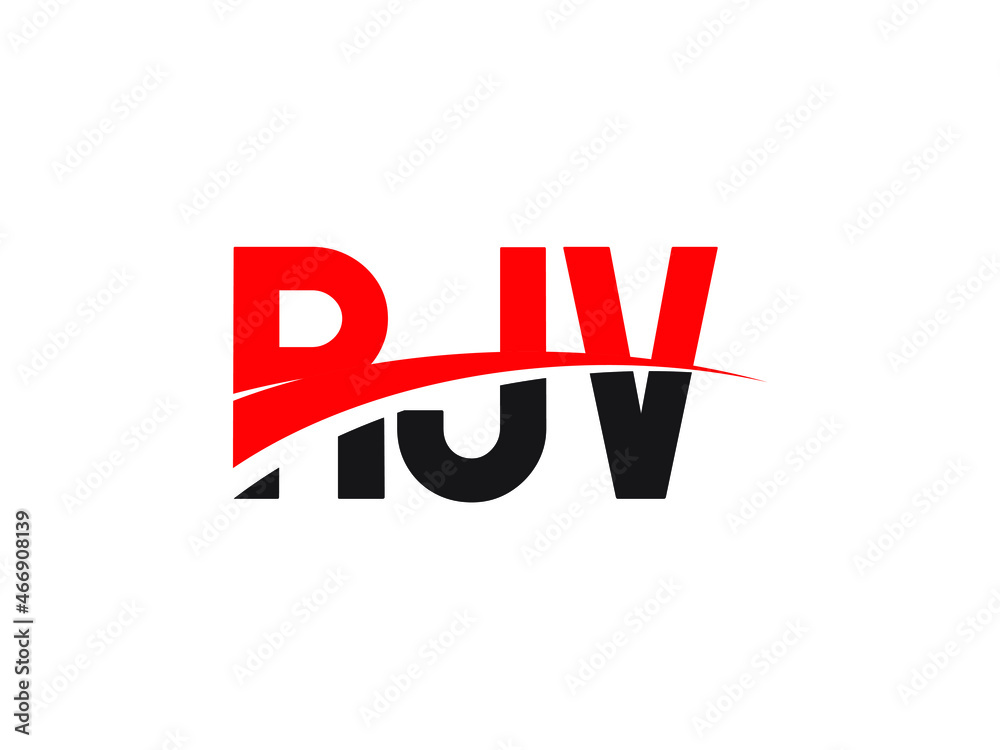 RJV Letter Initial Logo Design Vector Illustration RJV Letter Initial Logo Design Vector Illustration