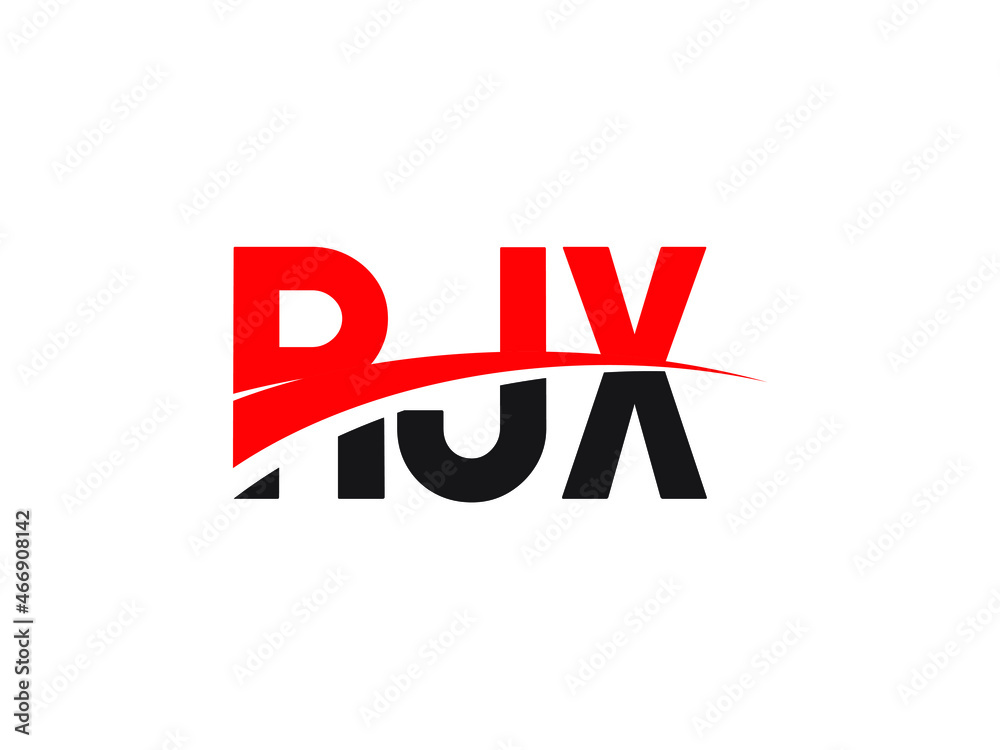 RJX Letter Initial Logo Design Vector Illustration RJX Letter Initial Logo Design Vector Illustration