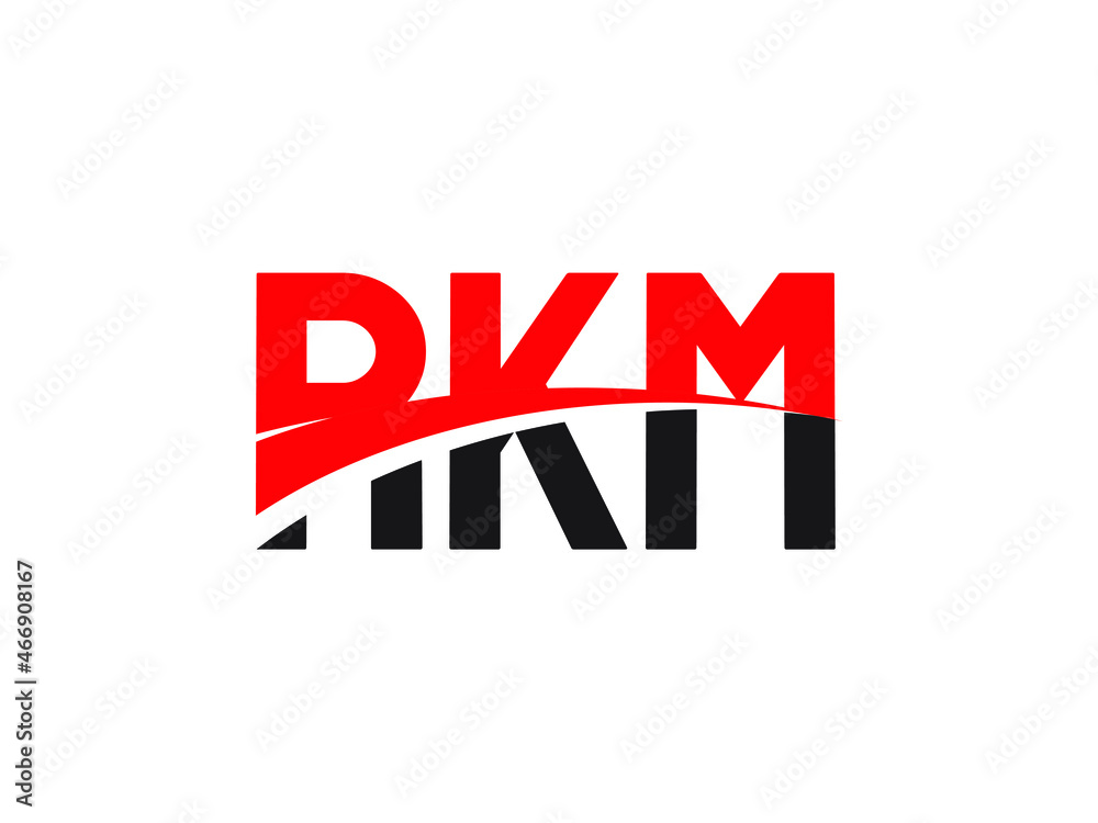 RKM Letter Initial Logo Design Vector Illustration RKM Letter Initial Logo Design Vector Illustration