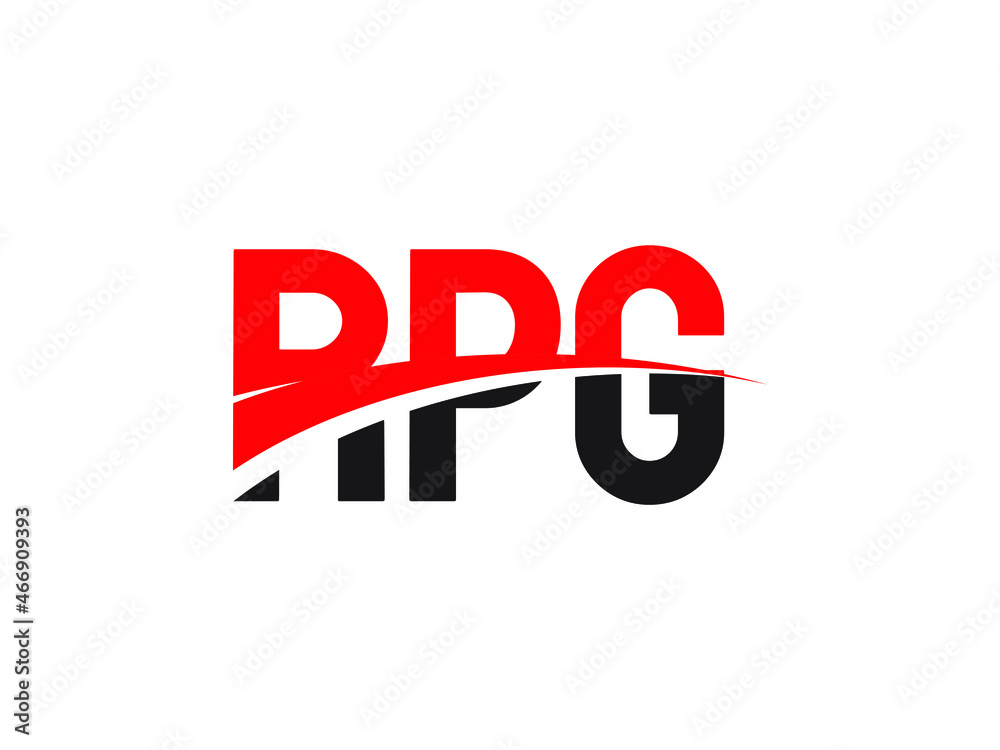 RPG Letter Initial Logo Design Vector Illustration RPG Letter Initial Logo Design Vector Illustration