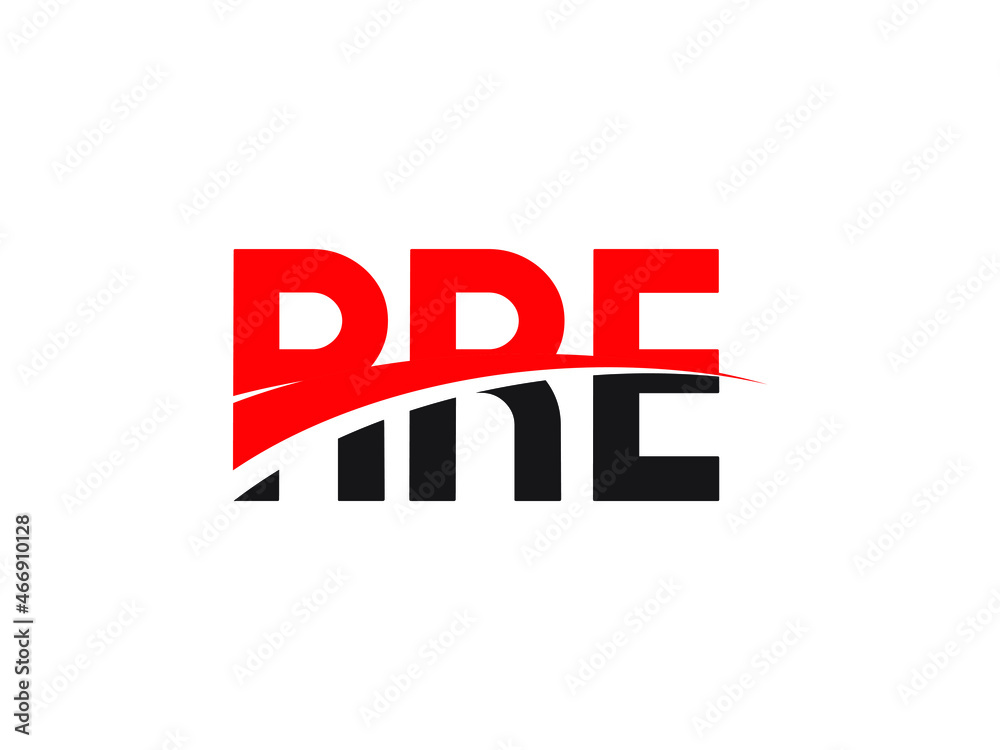 RRE Letter Initial Logo Design Vector Illustration RRE Letter Initial Logo Design Vector Illustration