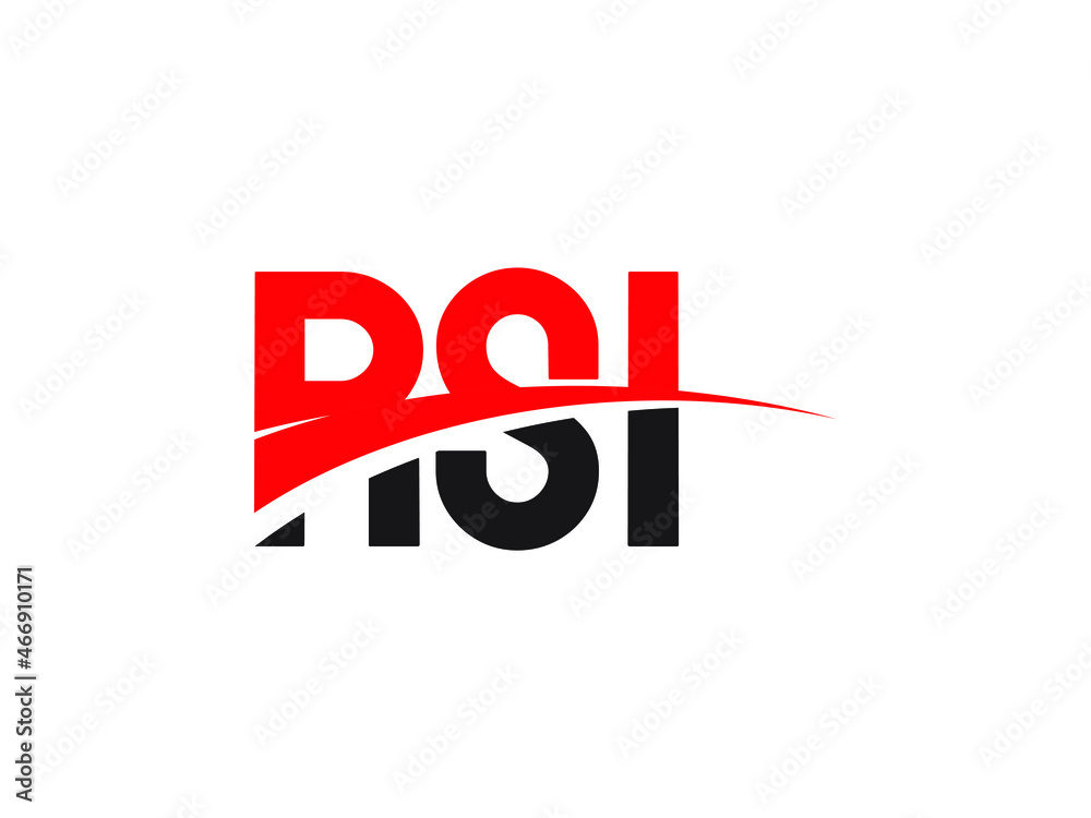 RSI Letter Initial Logo Design Vector Illustration RSI Letter Initial Logo Design Vector Illustration