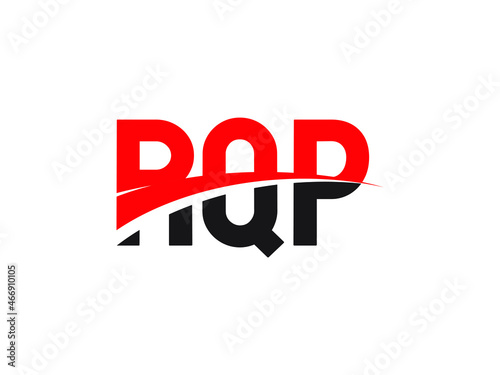 RQP Letter Initial Logo Design Vector Illustration