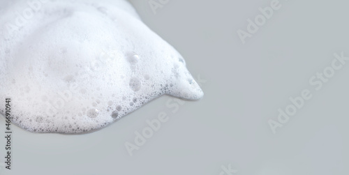 Bubble foam soap shampoo cleanser or detergent background