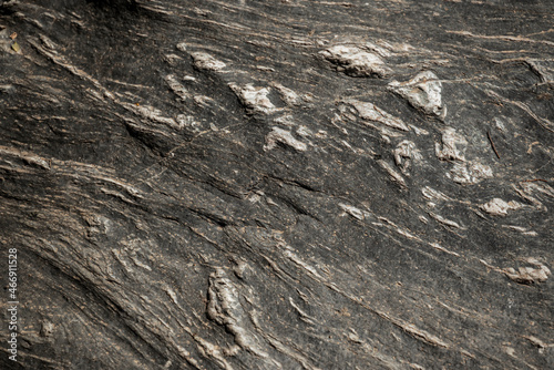 Close up of washed out slate rocks in the Poqueira river valley, Sierra Nevada National Park, Andalusia, Spain