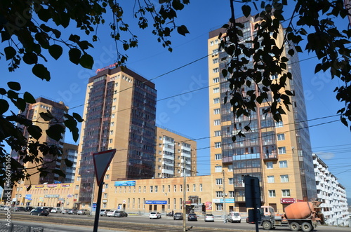 Two high buildings