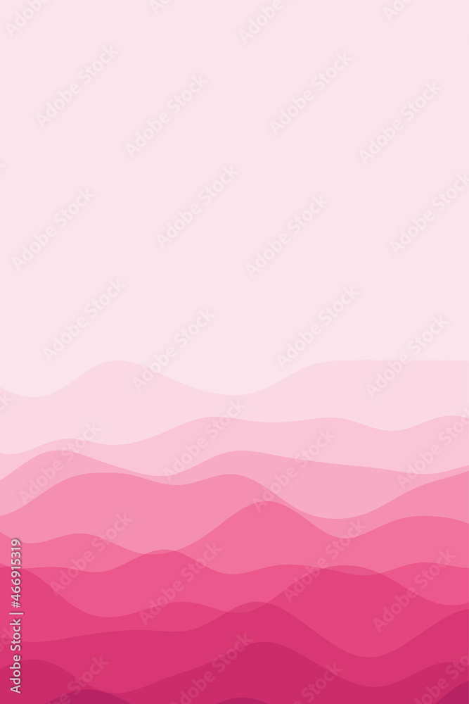 Cover page template. Page template with soft curves in pink colors. Can be used as banner, flyer, poster, business card, brochure. Powerful vector illustration. Cover page template. Page template with soft curves in pink colors. Can be used as banner, flyer, poster, business card, brochure. Powerful vector illustration.