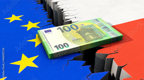 EU, Polen und Geld photo