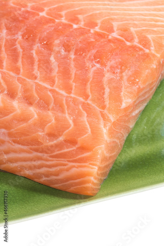 Closeup filet of salmon