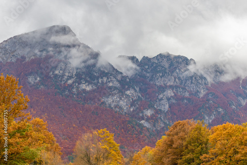 Abruzzo, Lazio and Molise National Park, Italy - famous for the italian wolf and the brown, the Abruzzo National Park in Autumn displays amazing colors and a spectacular foliage  © SirioCarnevalino