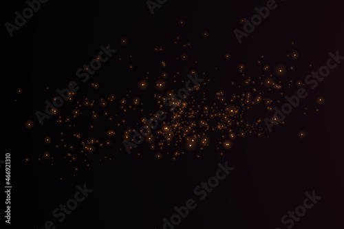 Vector light with starry sparkle. Magic effect. Light effects background.