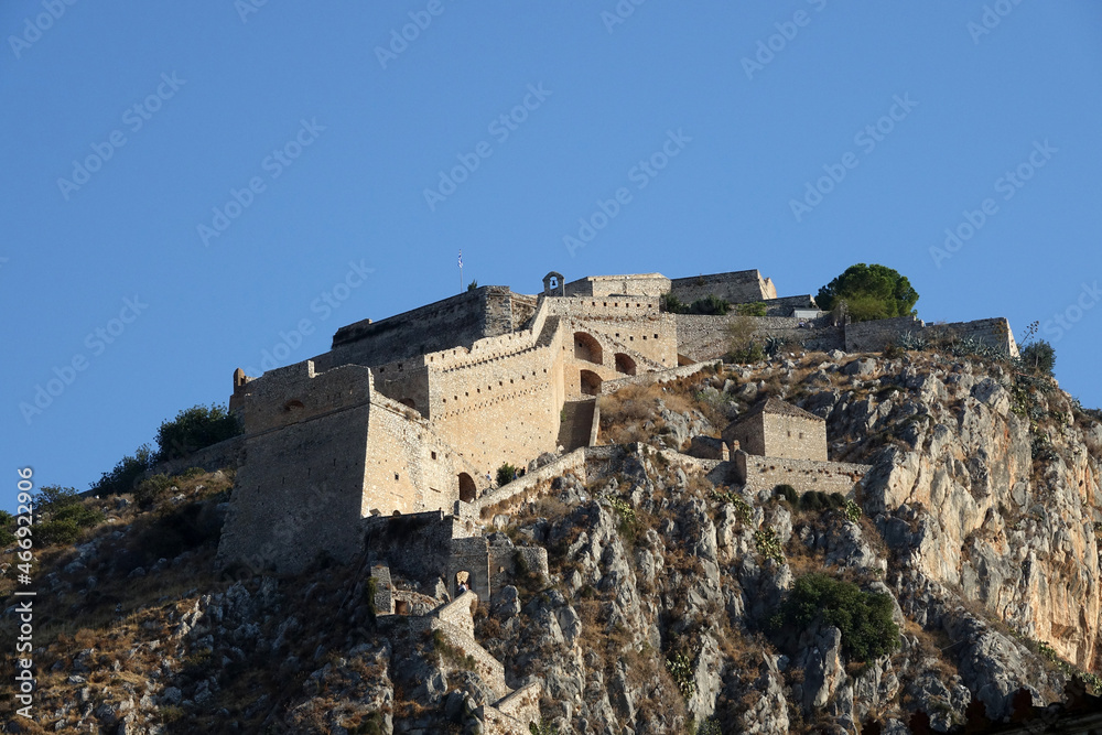 Greece.Fortress of Palamide in Nafplion
