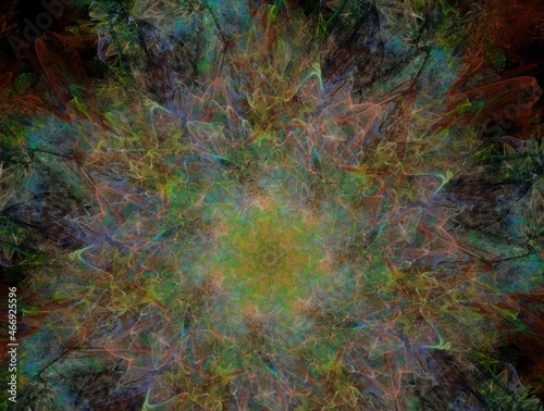 Wallpaper Mural Imaginatory fractal abstract background Image Torontodigital.ca
