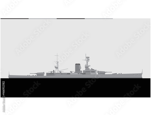Leinwand Poster HMS FURIOUS