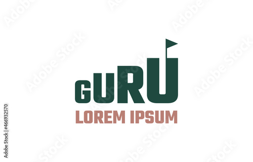 Logo made from world 