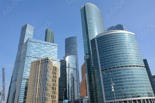 skyscrapers in Moscow